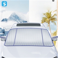 Automobile snow shield, winter front windshield, snow shield, magnetic light absorbing curtain fabric, sun shield, sun protection and heat insulation for car